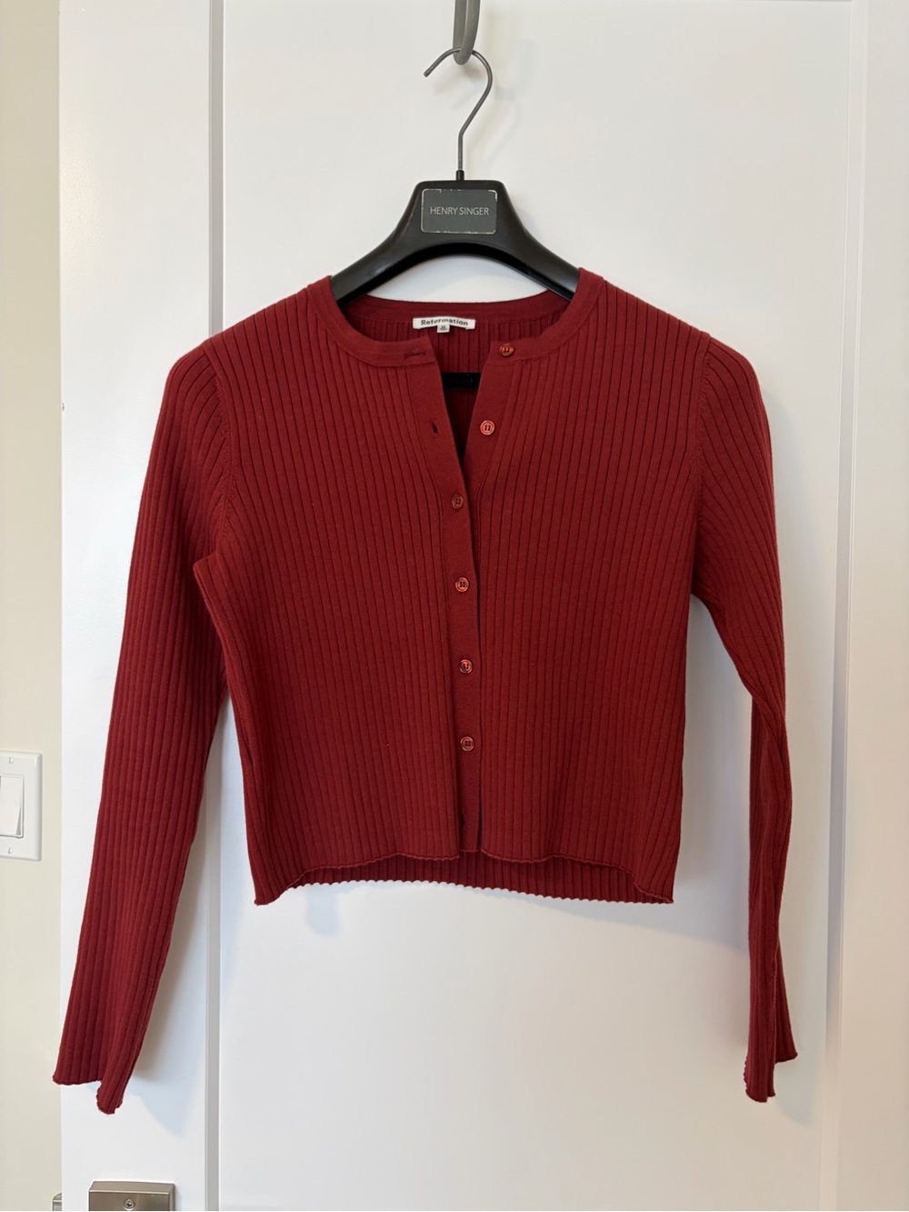 Reformation Joanne Cotton Cardigan - Picture 4 of 10
